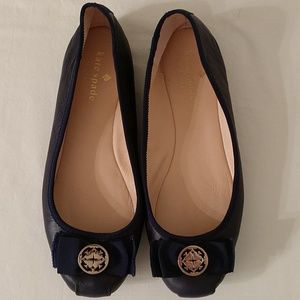 Kate Spade flats, size 7.5, navy